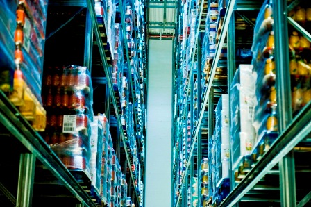 Vi è spazio per 14.060 posti pallet disposti su undici livelli di deposito