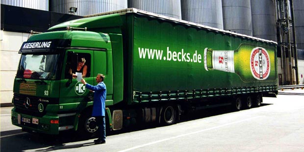 Camion Birra Beks Inbev Ainbev