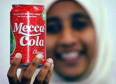 Mecca Cola Signora Donna Araba Col Velo Bibita Lattina 33 cl