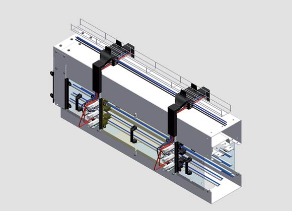La struttura del nuovo sistema di guida triangolare consente di evitare che le bottiglie si incastrino al suo interno