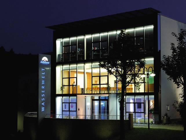   stabilimento adelholzener Wasserwelt