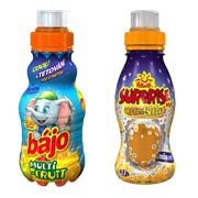 Confezioni succhi con sopresa Bajo e Surprise Interfood