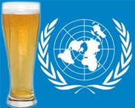 onu + bicchiere birra