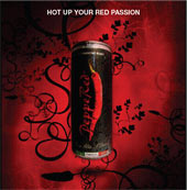 Lattina Energy Drink Peperoncino Puppered Campagna pubblicitaria