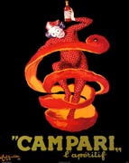 Poster pubblicitario Campari