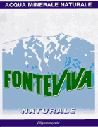 Etichetta Acqua Minerale Naturale Foneviva