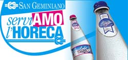 San Geminaino serviamo Horeca Bottiglie Vetro Acqua Naturale, Gassata