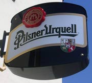 Insegna Logo Locale Birra Pilsner Urquell