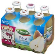 Confezione 6 bottigliette vetro Succhi di Frutta Valfrutta personaggi Hello Kitty