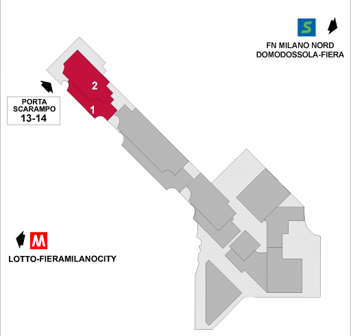 Mappa Fiera Venditalia Vending Fiera Milanocity 21-24 Maggio Milano