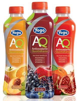 Nuovi Succhi Yoga AQ Antiossidante Quotidiano gusri Giallo – rosso - viola immagine grande