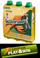 Confezione Bevanda Sportiva Integratore idrosalino Gatorade Young Stars Cluster Arancia Concorso Play & Win