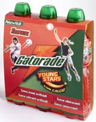 Confezione 3 bottiglie Gatorade integratore idrosalino young star tropical cluster
