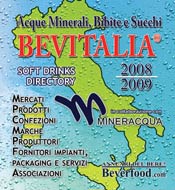 Copertina Nuovo Annuario Bevitalia Annuari del Bere Beverfood Acqua Minerale bitite e Succhi bevande 2008 2009