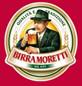 Birra  Moretti Logo con mitico Baffo