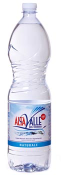 Logo Marchio bottiglia PET GDO 1,5 litro naturale Acqua Minerale Altavalle del Trebbia