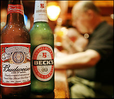 Bottiglie Beck's Budweiser
