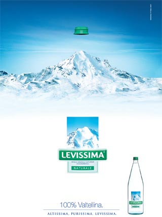 Campagna Stampa Acqua Minerale Levissima Valtellina