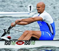 Isotè sport drink te verde marchio coop sponsor squadra canottieri italiana