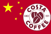 logo Caff� costa bandiera cinese