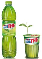 ESTATHÉ FERRERO tè Verde Bottiglia e Confezione Tipica Vasetto