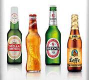 Bottiglie Birre Inbev Italia Stella Artois, Leffe, beck's