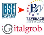 Logo italgrob e bse Beverage Service Europe e beverage network