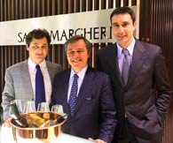Top Manager gruppo vinicolo Santa Margherita Da sinistra Luca Marzotto (Amministratore Delegato), Gaetano Marzotto (Presidente), Ettore Nicoletto (Direttore Generale)