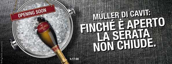 Campagna Pubblicitaria Müller di Cavit gazzetta dello Sport