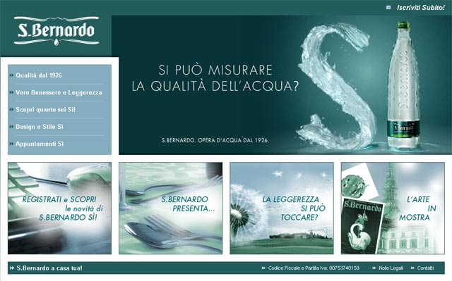 Sito Acqua Minerale S. Bernardo