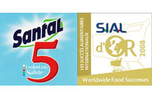 Logo Santal 5 colori + Sial d'or 2008