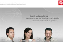 Screnshot Sito Universit� del Caff� Illy