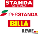 Logo StandA IperStanda Billa e Rewe Gdo Supermercati Ipermercati