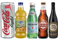 Varie Confezioni, Lattina, Bottiglie Vetro Pet Coca-cola Light, Yoga Succo Arancia, Acqua Minerale San Pellegrino, Birra Peroni, Zonin Amarone