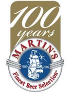 Logo Centenario 100 anni john Martin, giovanni martino birre belghe