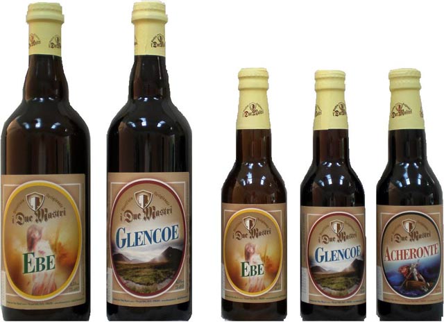 Bottiglie Confezioni Birre Ebe Glencoe Acheronte  Microbirrificio I due Mastri  2 Prato Birra Artigianale