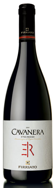 Bottiglia Vino  CAVANERA ETNA ROSSO Doc 2007 Marchio Firriato