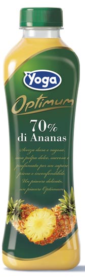 cONFEZIONE yOGA OPTIMUM SUCCHI BEVANDE 750 ML aNANAS 