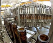 Foto Fisheye Fish-eye Grandangolo Macchina Confezionamento Birra Sidel Packaging