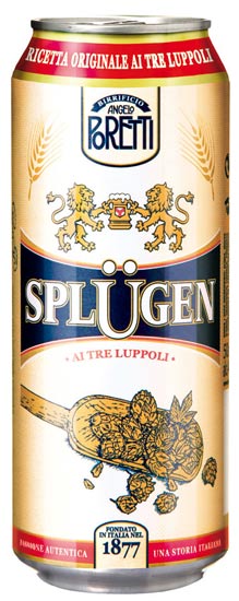 Lattina 50 cl Splugen Angel Poretti Birra