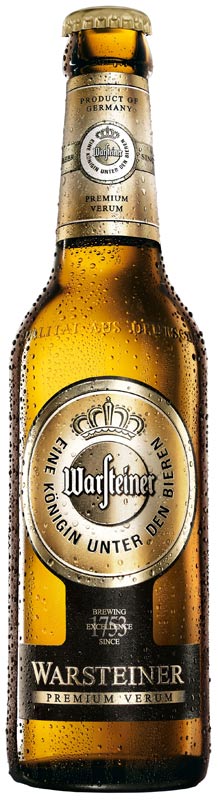 Bottiglia Birra Warsteiner premim verum regate