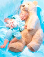 Bambino, bocia, boceta, giovanotto, orsacchiotto, orso , peluche, letto, miele