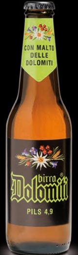Bottiglia Birra Dolomiti Pils 33 cl Vetro