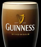 Pinta Birra Stout Irlandese Guinness Brewered in Dublin