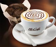  MCCAF� caff� mc donald's macdonaldo muffin
