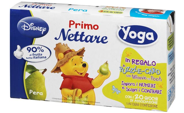 pack brick brickini 200 ml nettari yoga pera WINNIE THE POOH