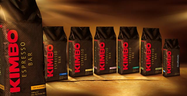 Confezioni sacchetti caffè kimbo