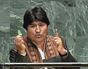 Evo Morales Presidente Indios Bolivia Con Foglie di Coca - Bevanda Alla Cocaina COca COlla 
