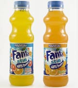 Bottiglie 500 ml 50 cl Fanta still Arancia Agrumi e Tropical bibita piatta frutta