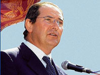 Ministro delle politiche agricole alimentari e forestali Giancarlo Galan